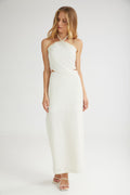 The Vanilla Drip Cut-Out Dress Beige - Andreakou Concept Store