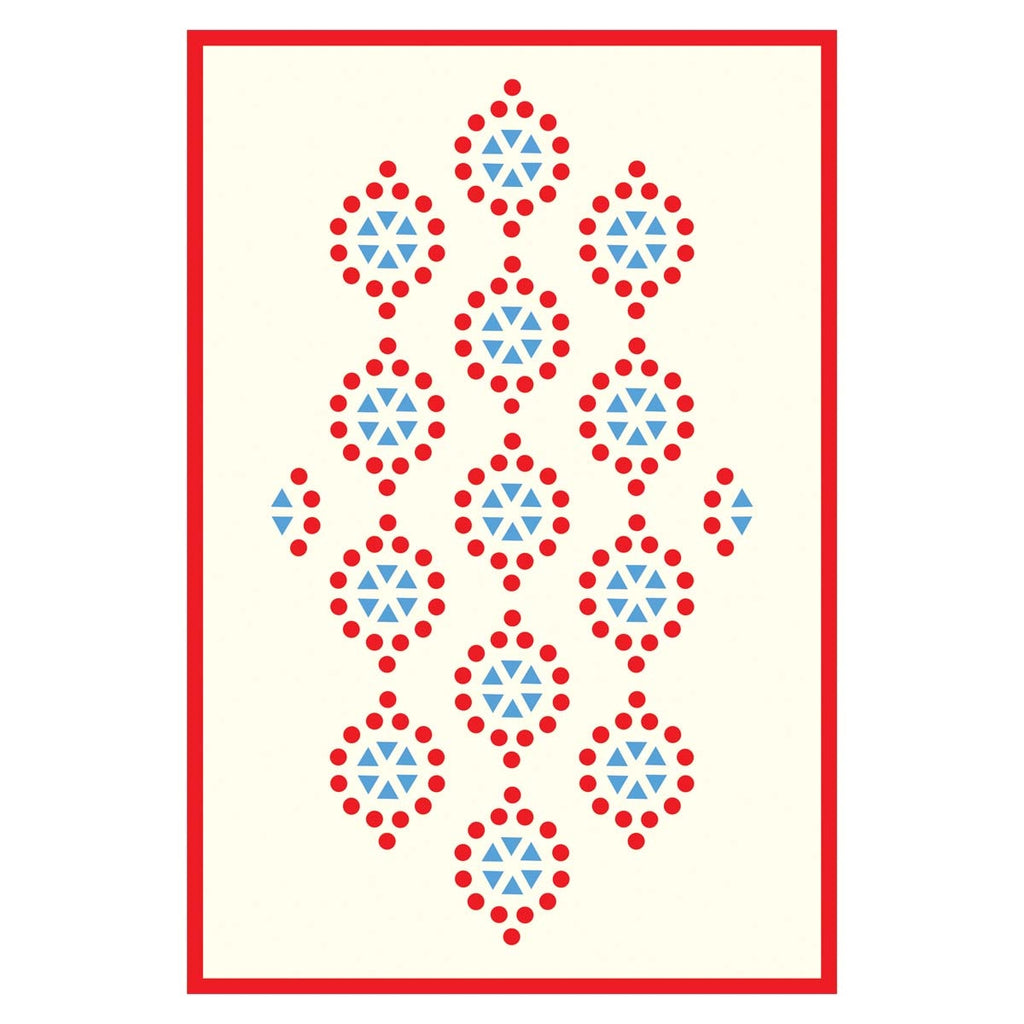 Multicolour Patterned Pareo-Vanilla - Andreakou Concept Store