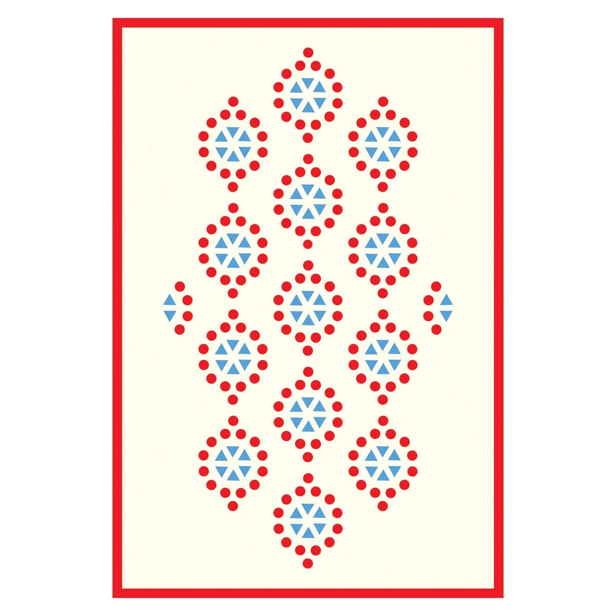 Multicolour Patterned Pareo-Vanilla - Andreakou Concept Store