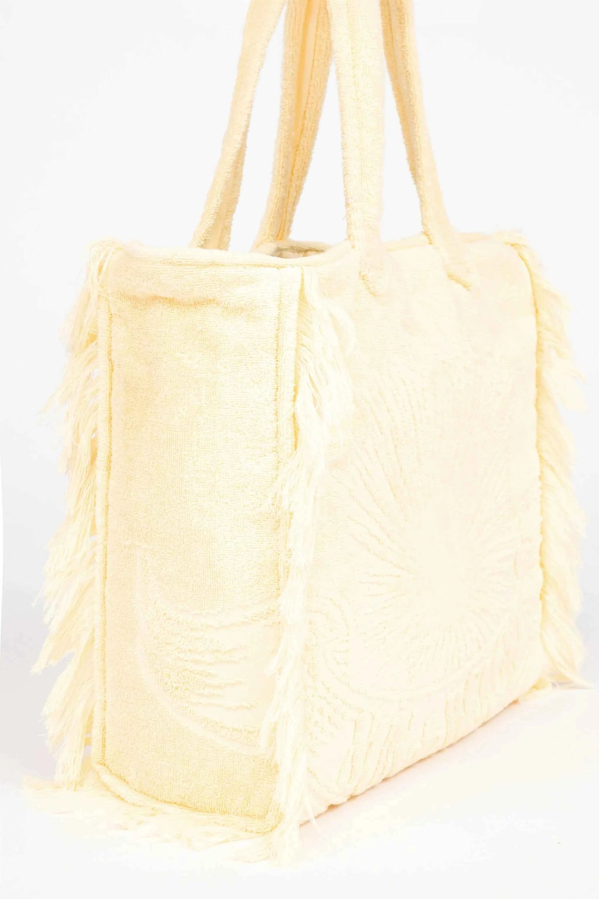 Vanilla Terry Tote Beach Bag