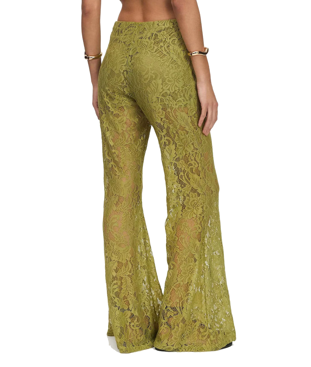 HAALS Leticia lace pants in dusty blue – detail view